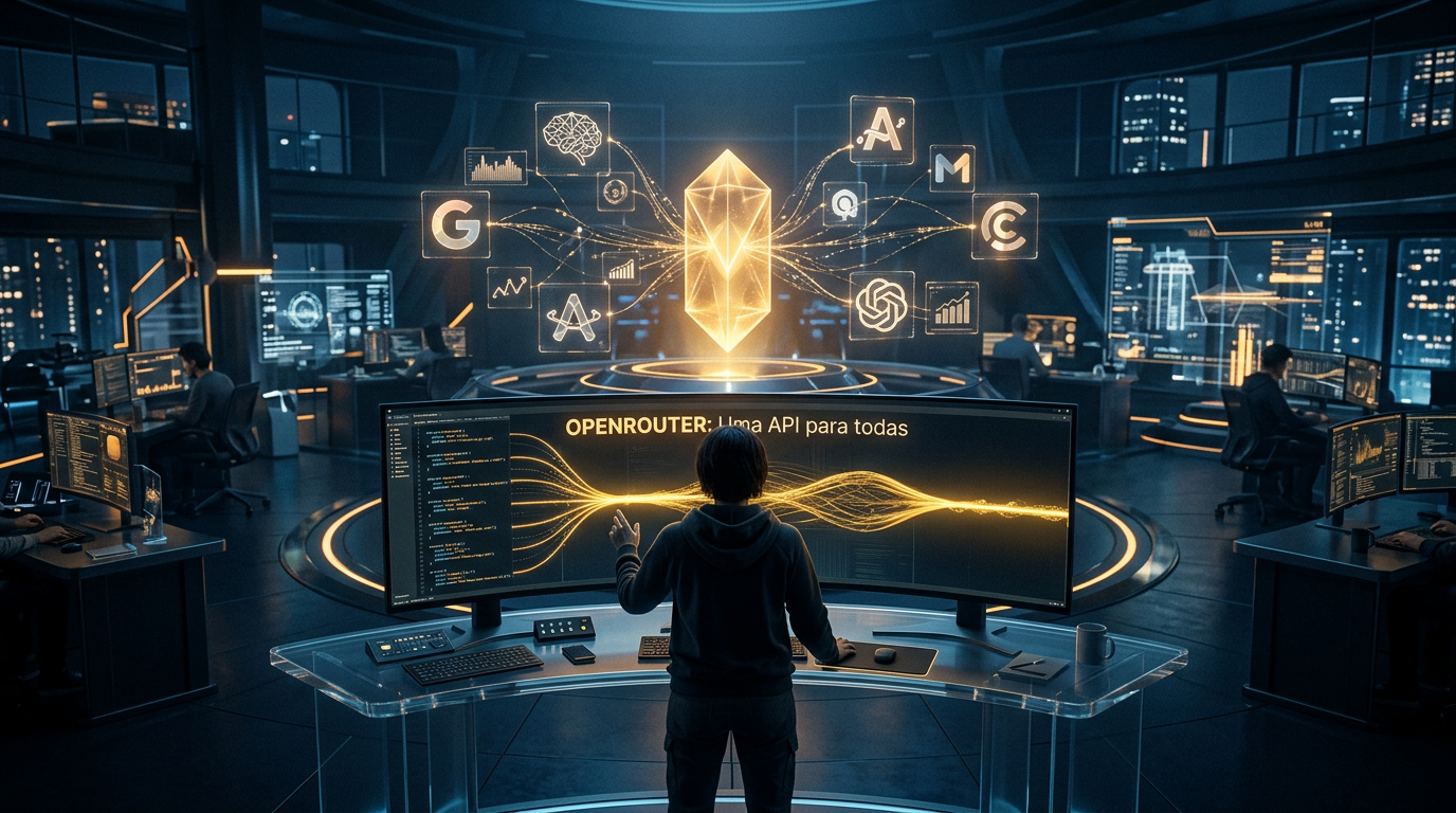 Adeus, Fragmentação: O Guia Definitivo do OpenRouter para Unificar sua Inteligência Artificial