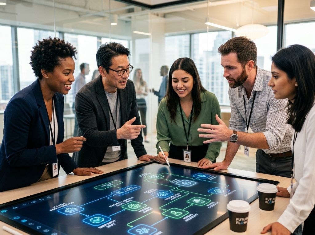 Agentes de IA: Os Novos Operários da Era Digital São Mais do Que Código. - Linhas de Montagem Digitais com IA: A Revolução Silenciosa no Seu Negócio