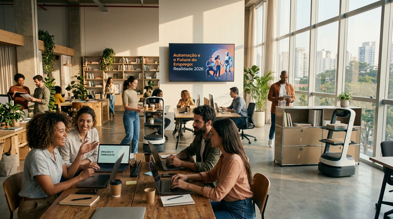 Automação e Emprego em 2026: Desvendando o Futuro do Trabalho para Além do Hype
