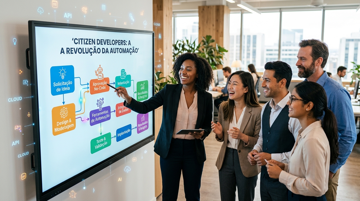 Citizen Developers: Os Heróis Anônimos que Estão Reinventando a Automação em 2026