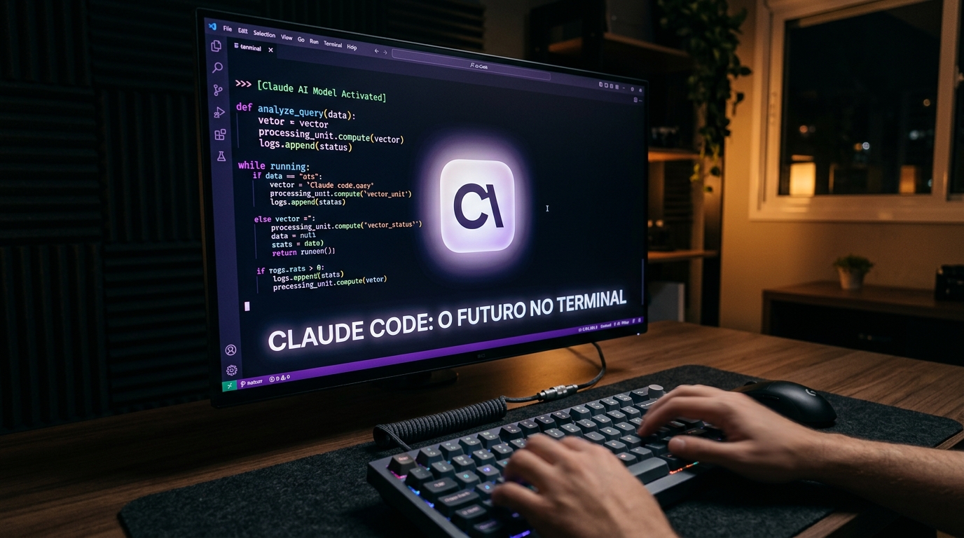 Claude Code: Por que a nova revolução da Anthropic não acontece em uma aba do navegador, mas no seu terminal