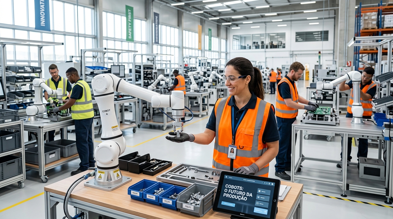 Cobots em 2026: Seu Negócio à Prova de Futuro com Robôs Colaborativos