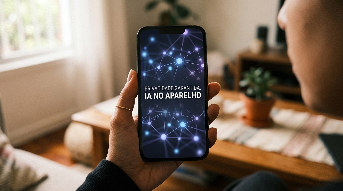 Edge AI no seu Bolso: A IA Que Vive no Aparelho e Blindará Sua Privacidade