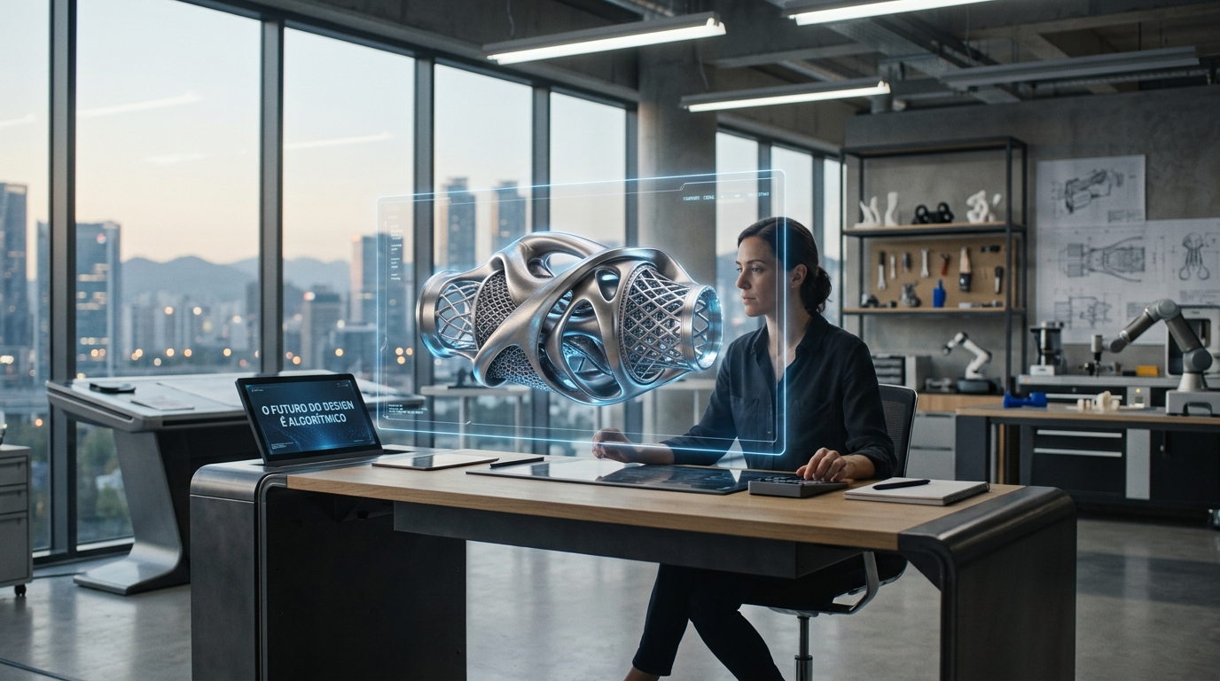 IA Generativa no Design Industrial: Como a Inteligência Artificial Está Redefinindo a Fabricação do Zero