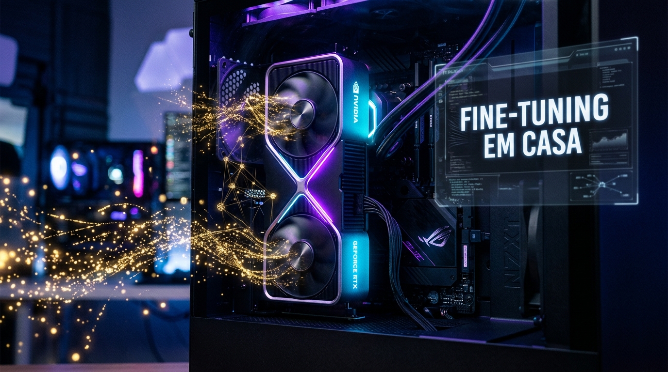IA para Todos: Como LoRA e QLoRA Permitem Treinar LLMs na sua Placa de Vídeo Gamer