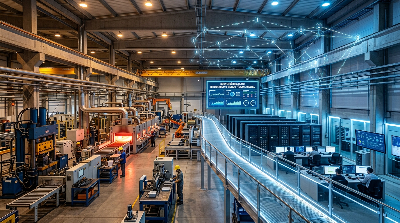 IT/OT Convergência: Por Que a TI e a Automação Industrial Finalmente Precisam Conversar