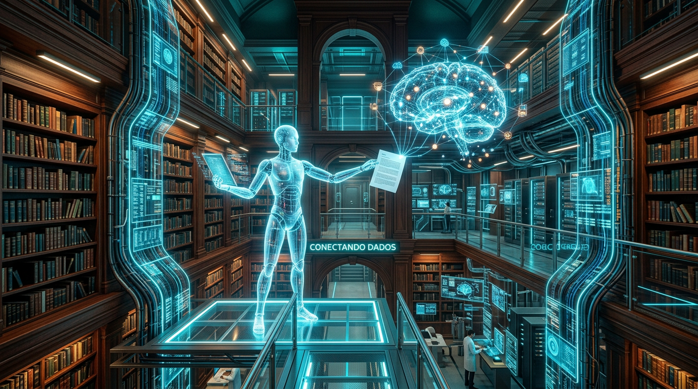 O Cérebro da sua Empresa: Como o RAG Conecta sua IA a Dados em Tempo Real