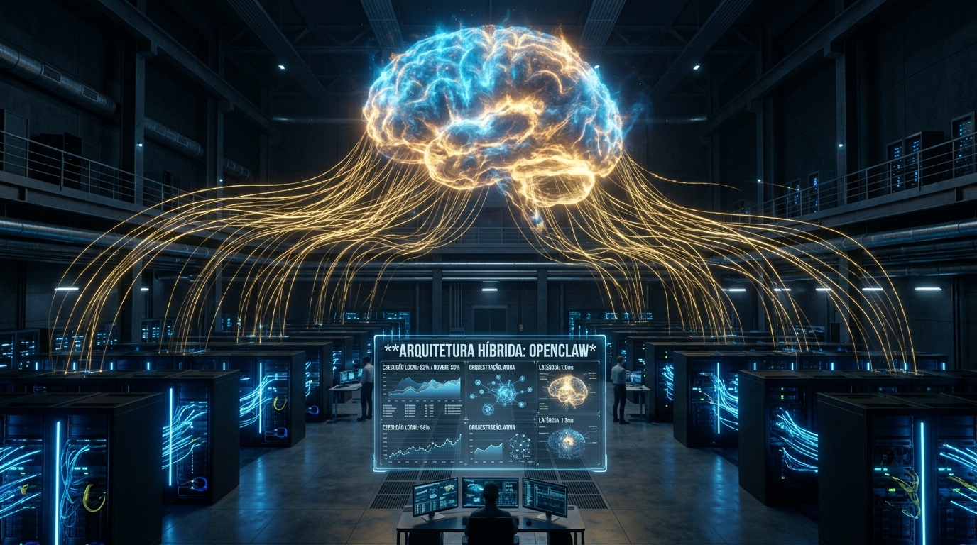 O Despertar da Arquitetura Híbrida: Por que o OpenClaw é o 'Cérebro' que sua Empresa Precisa