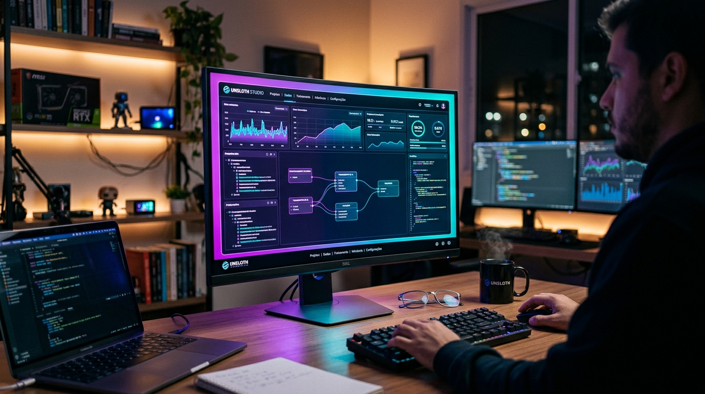 O Fim do 'Juridiquês' do Código: Como o Unsloth Studio Tornou o Fine-Tuning Acessível a Todos