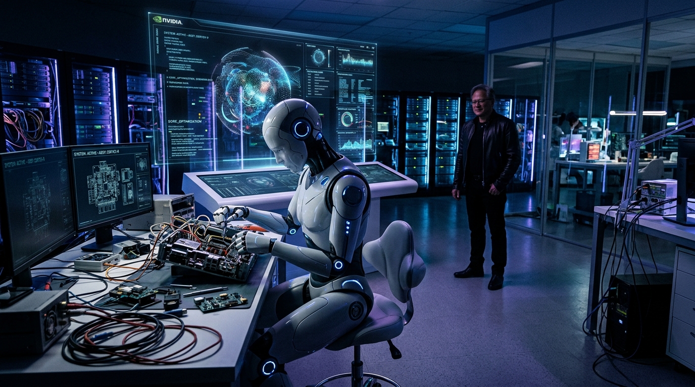 Robôs com OpenAI: A Nova Era da Robótica na Visão de Jensen Huang (CES 2026)