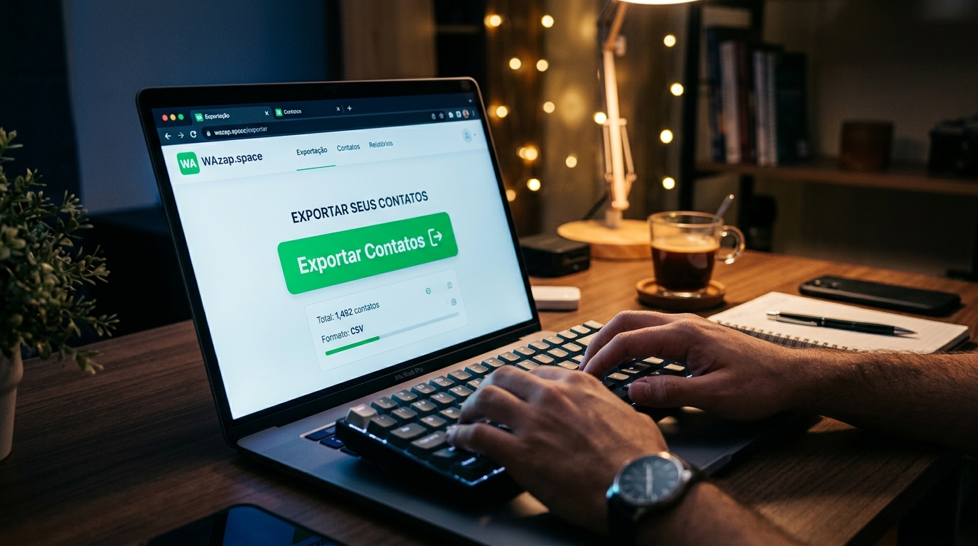 Adeus Trabalho Manual: Como Salvar Todos os Contatos do WhatsApp de uma Vez com o WAzap